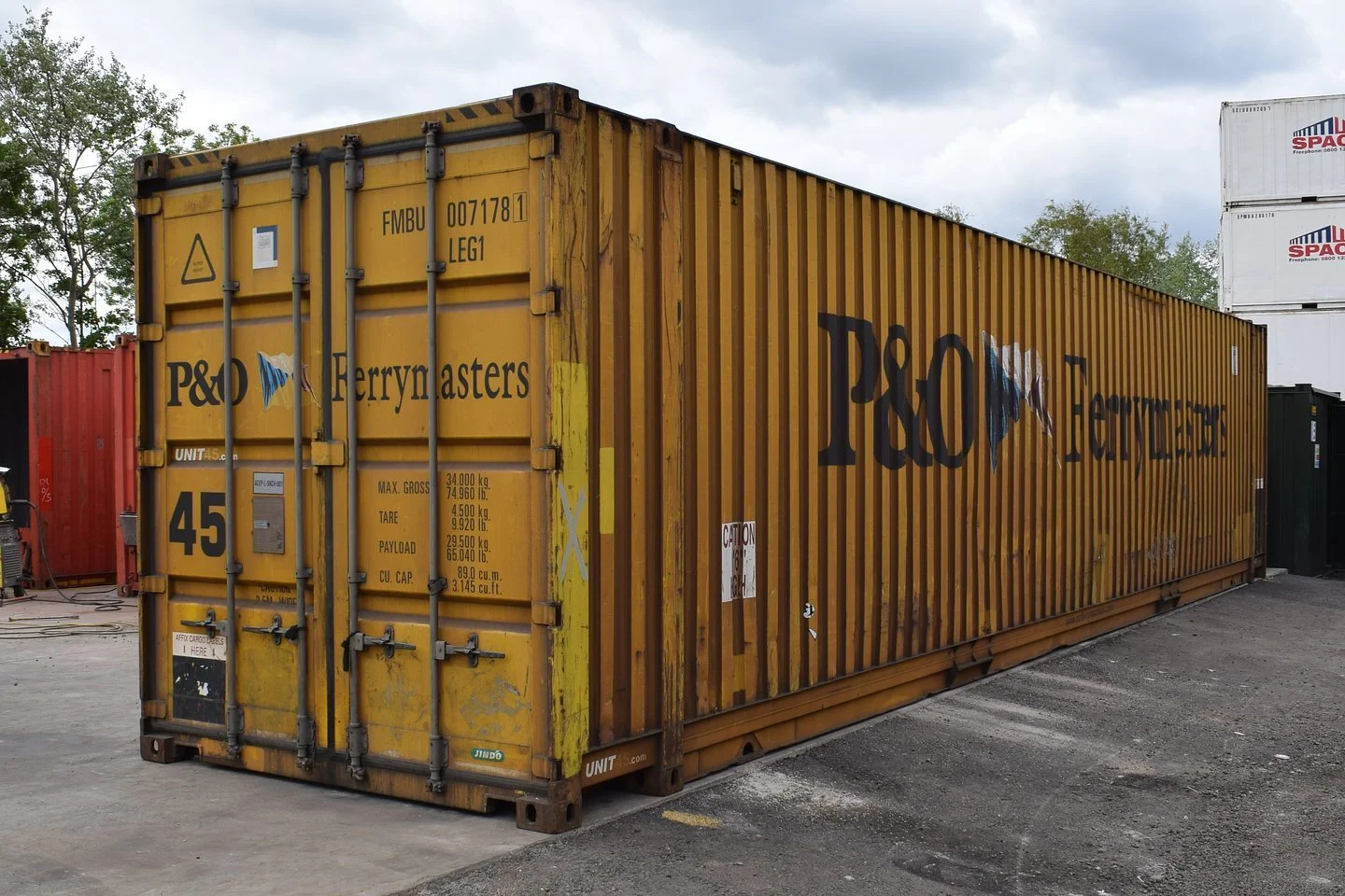 45Ft Hc Shipping Container High Cube Wind And Watertight-Cargo Worthy
