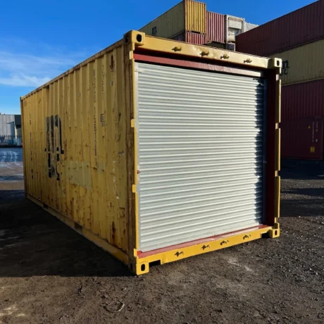 20ft Shipping Container with Roller Shutter Door For Sale