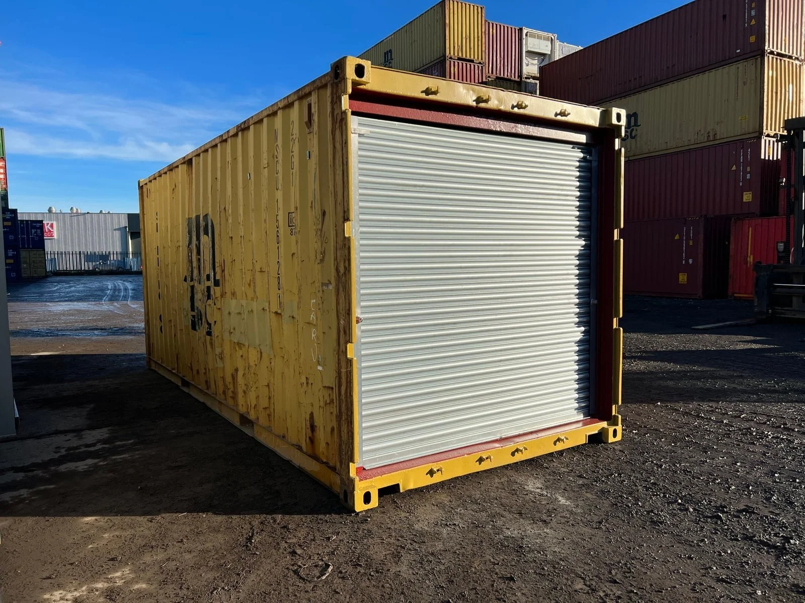 20ft Shipping Container with Roller Shutter Door For Sale