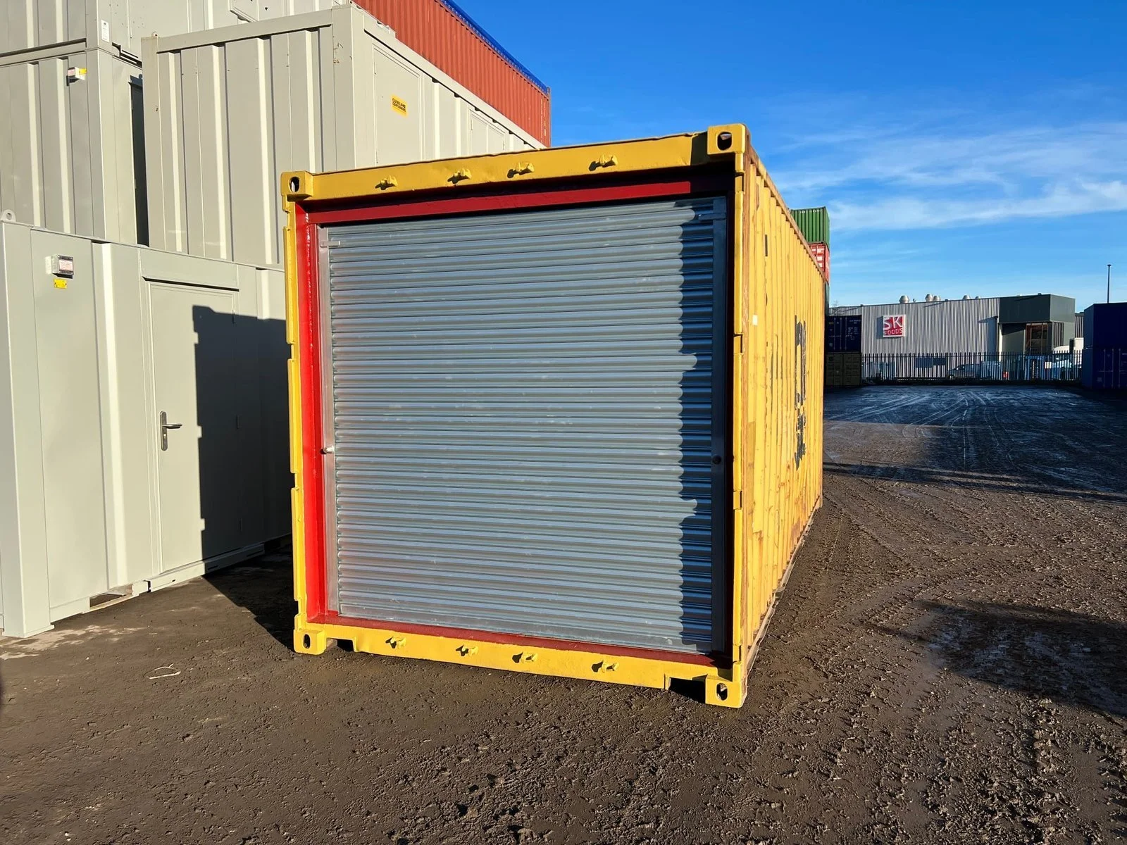 20ft Shipping Container with Roller Shutter Door For Sale