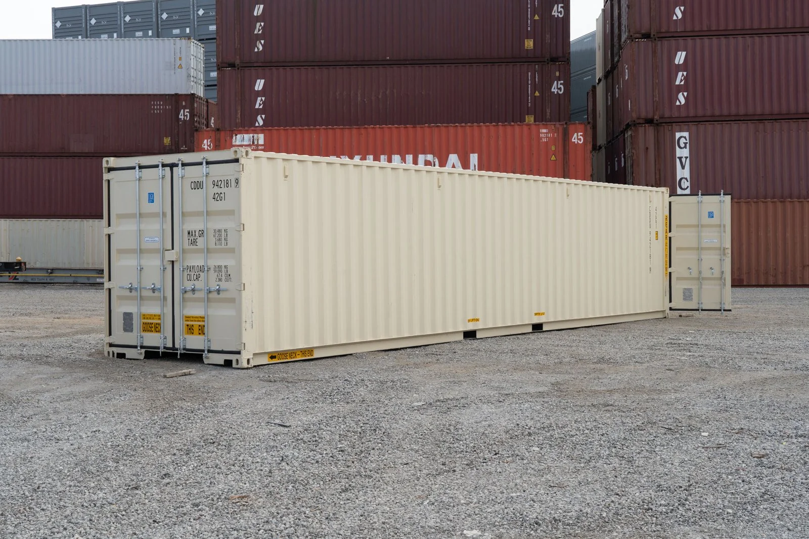40-foot Double Door Shipping Container
