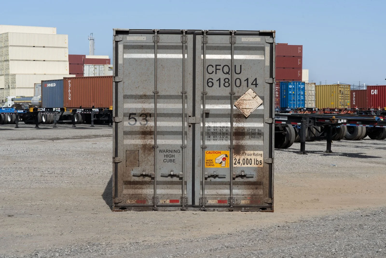 53-foot High Cube Shipping Container – Cargo-worthy
