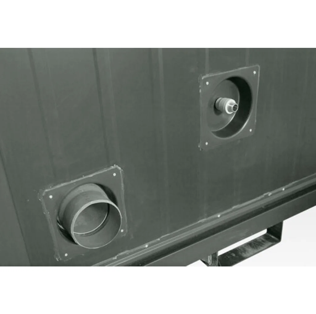 1+1 Double Mains Toilet 8Ft x 5Ft (Bottle Green)