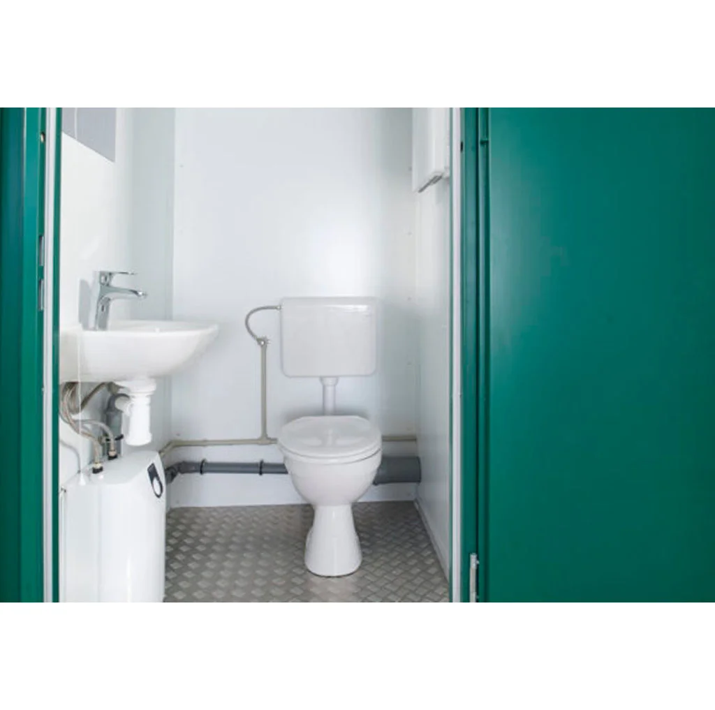 1+1 Double Mains Toilet 8Ft x 5Ft (Green)