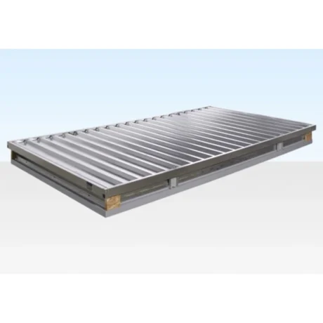 4M X 2.1M Flat Pack Container Store – Galvanised
