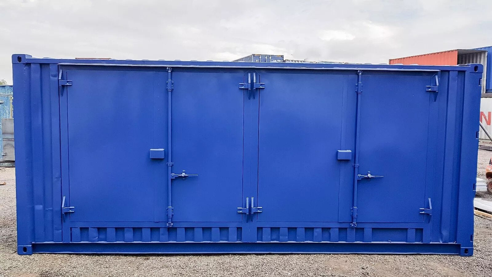 20×8 Bunded Container With Side Doors With Extra Door Secure Lock Boxes.