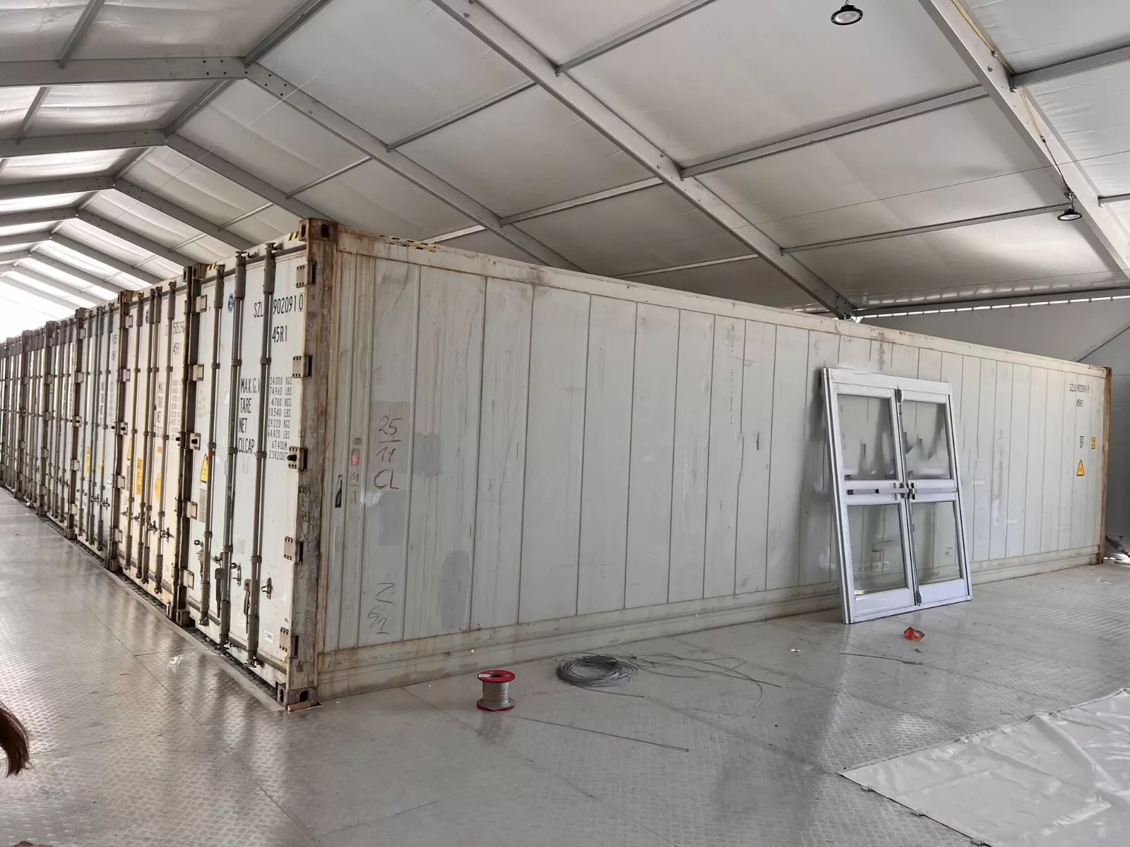 40Ft High Cube Refrigerated Storage Container Carrier Primeline YOM