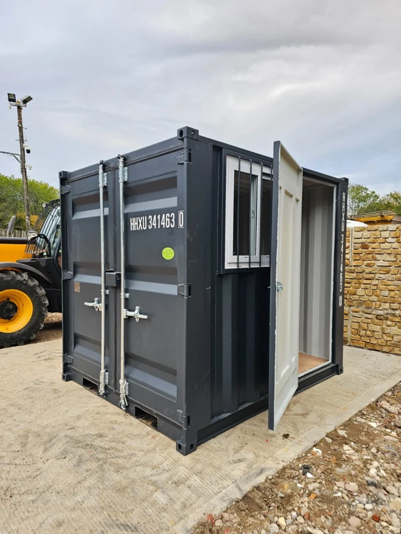 8′ Shipping Container Site Safe Lock Up Box Toolbox 8ft Workshop Shed Office