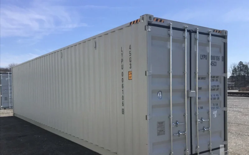 40ft High Cube Container with 2 Side Doors – One Trip