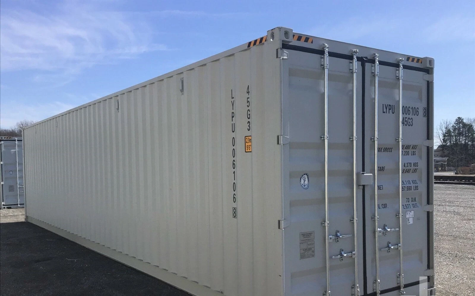 40ft High Cube Container with 2 Side Doors – One Trip