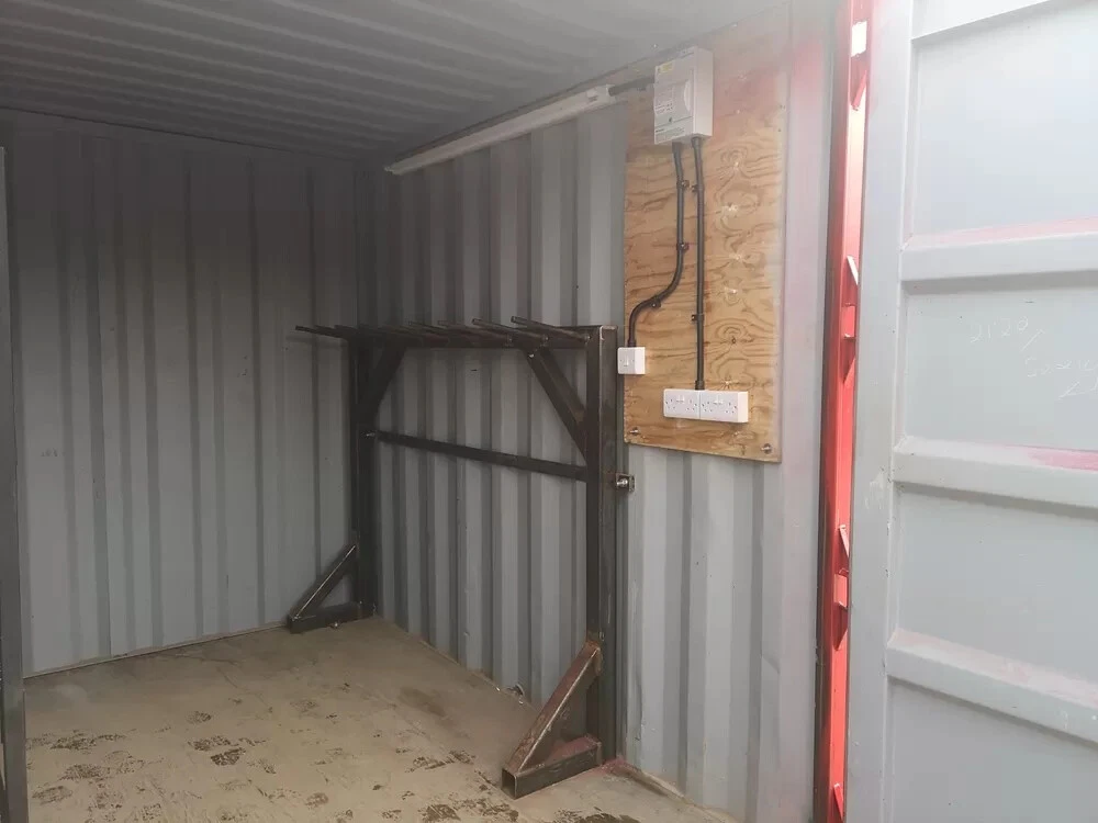 10 ft x 8 ft Rigging Loft / Tackle Store / Steel Storage Container Bespoke