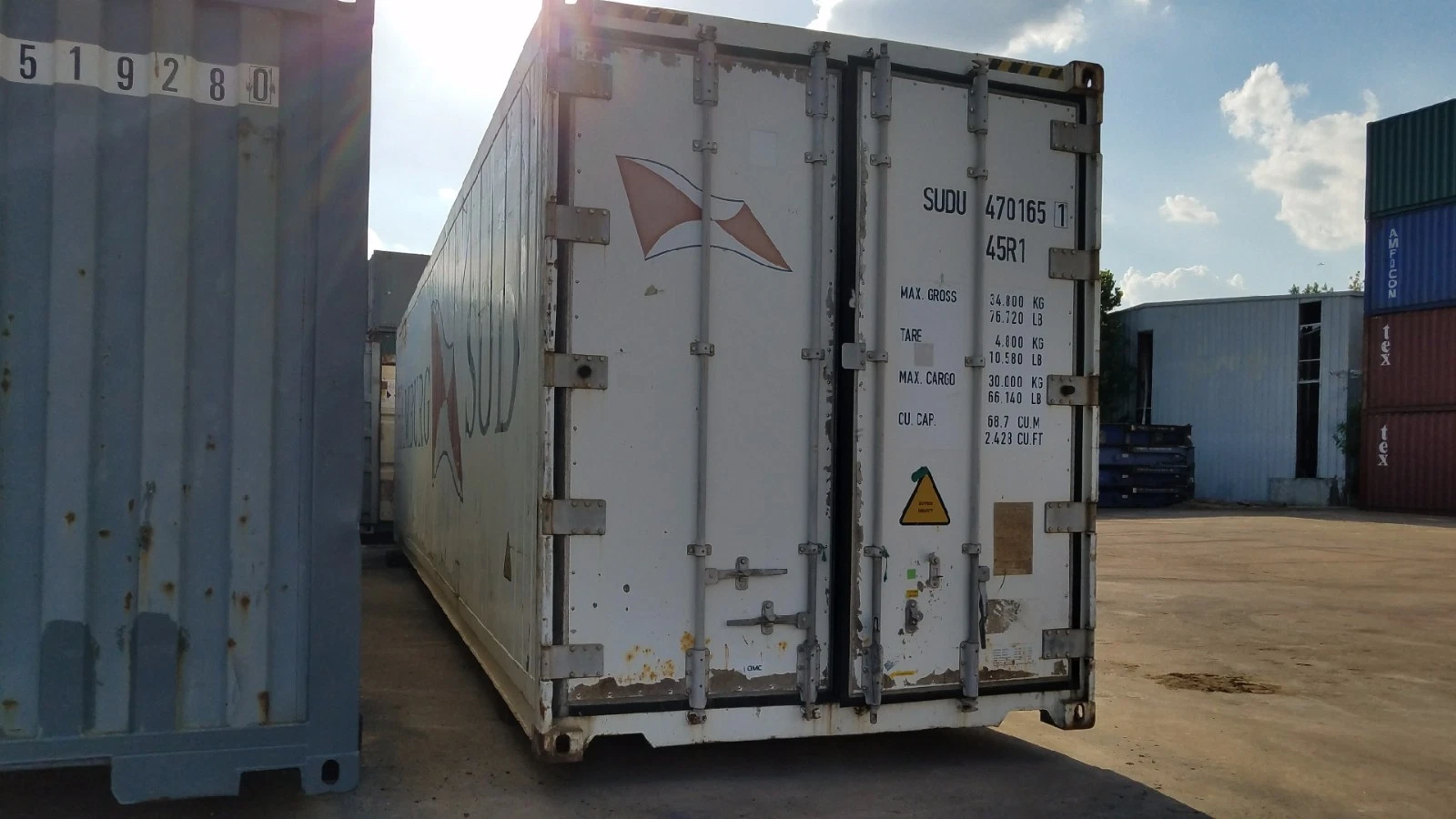 40′ HC Working Refrigerated Container