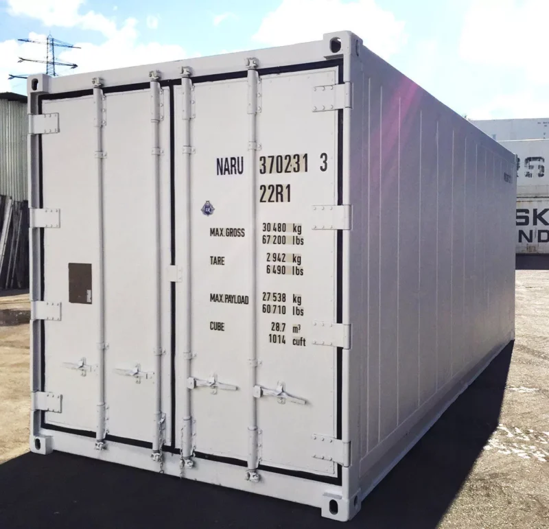 20 Feet Freezer Container Compact Mobile Cold Storage Cell Thermo King / Reefer