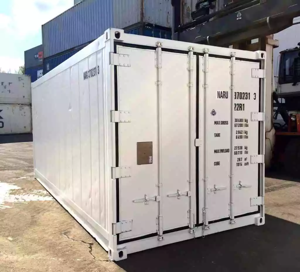 20 Feet Freezer Container Compact Mobile Cold Storage Cell Thermo King / Reefer