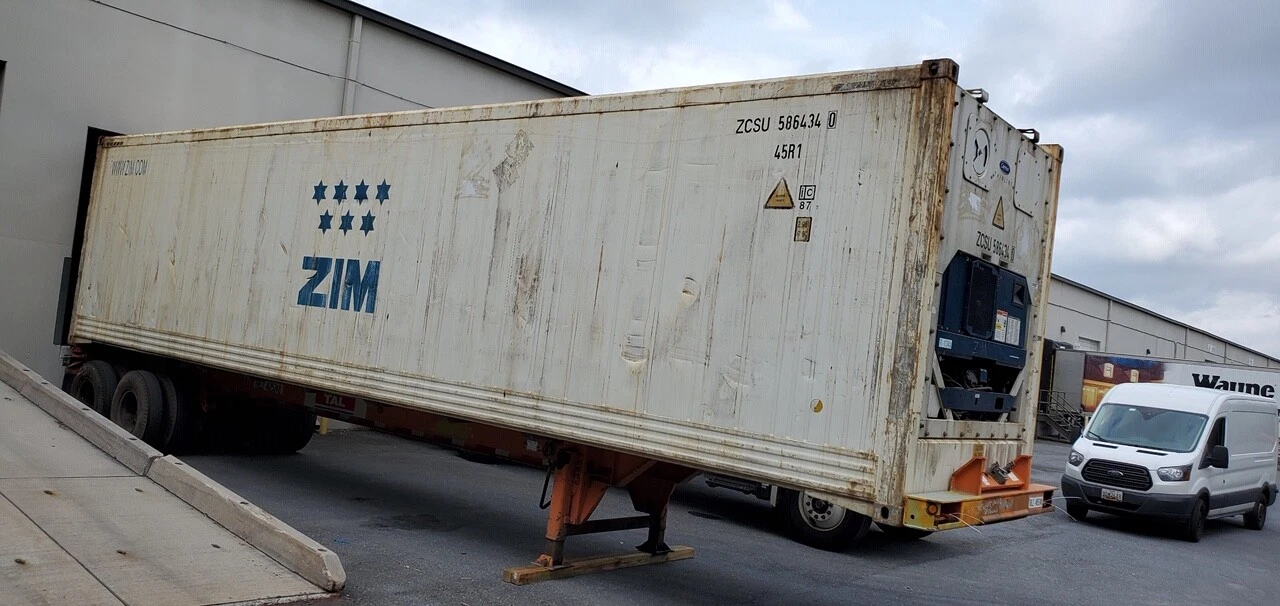 40ft HC Reefer Container–Wind & Water Tight, Non-Working For Sale