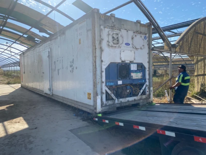 40ft Refrigerated Shipping Container – With Custom Side Door Access