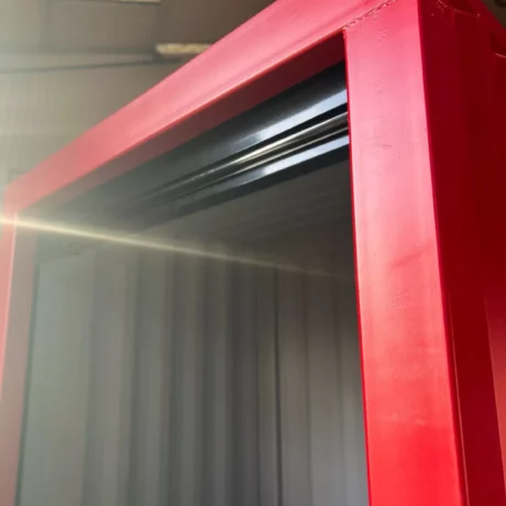 6ft Bespoke Roller Shuttered Shipping Container | Secure Motorized Coiling Door
