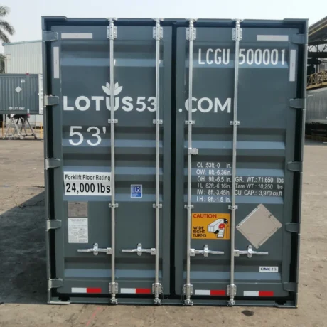 53-foot High Cube Shipping Container – One-Trip