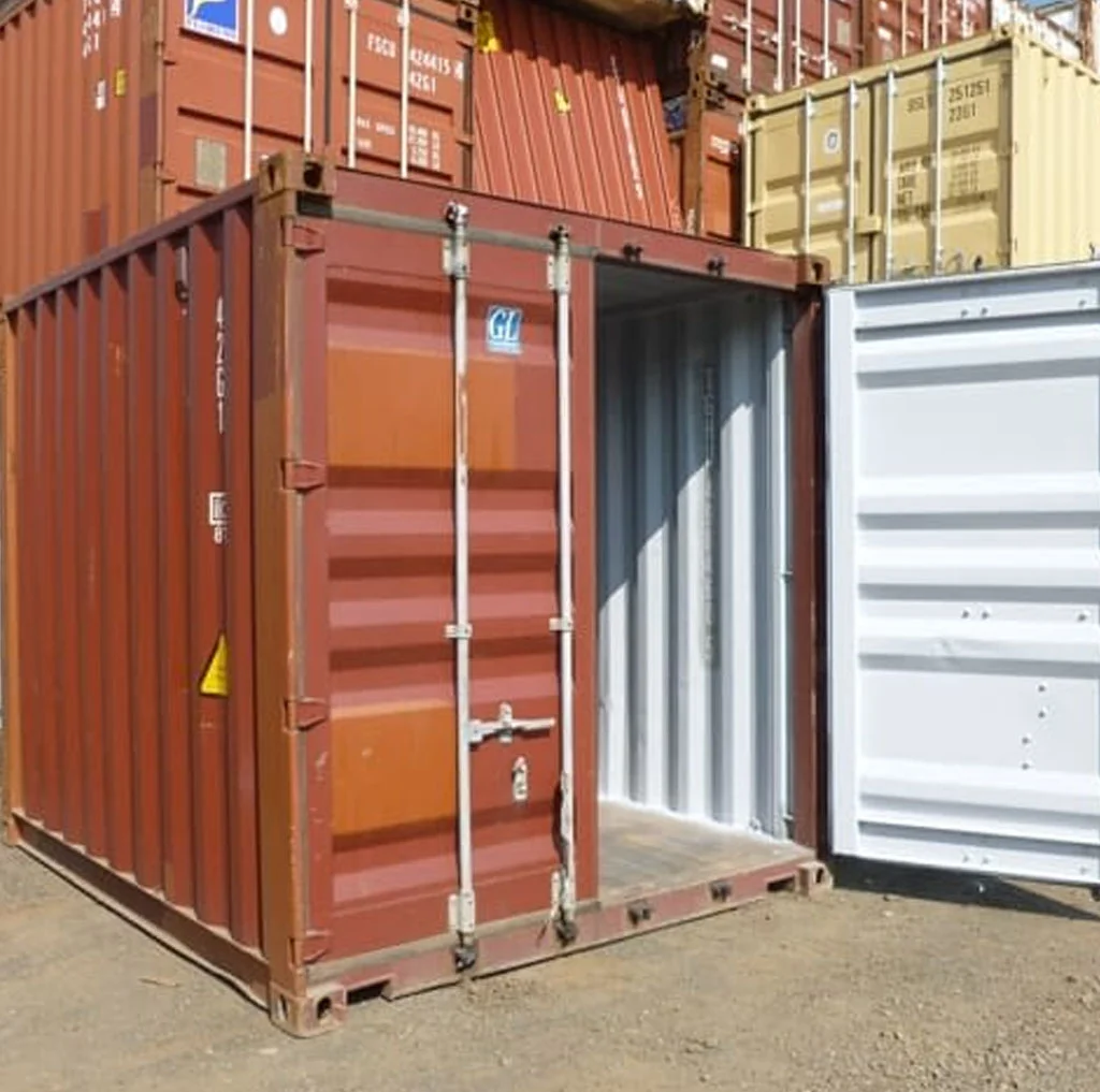 10ft Long Used Fabricated Steel Storage Containers