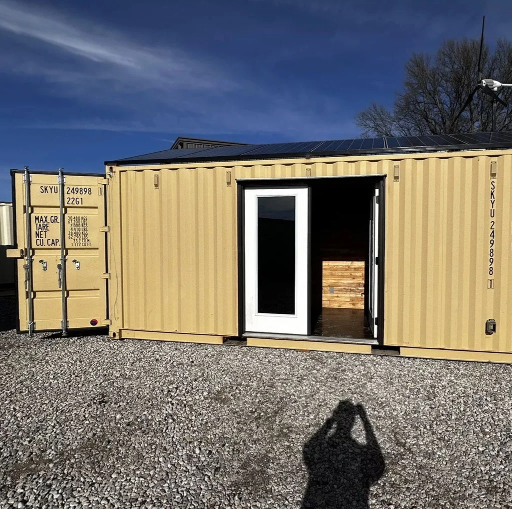 20 ft Shipping Container Office Solar Off Grid Or Grid